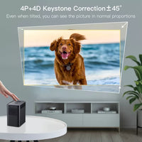 HONGTOP S30 Global Version 1080P Android Projetor 400 Ansi Lumens Portable Projector Smart TV WIFI Home Beamer LED Projector Jack's Clearance