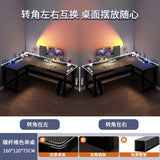 Creative Corner Computer Desks European Office Furniture Double Table Internet Cafe Gaming Desk Home Bedroom Wooden Study Table