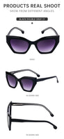 Sexy Cat Eye Sunglasses Women Men Big Frame 2024 Luxury Brand Vintage Fashion Cateye Sun Glasses Ladies Leopard Shades Eyewear