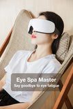 Heat & Vibration Eye Massager with Bluetooth - Smart Massage Eye Mask, Migraine Relief