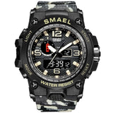 SMAEL Men's 50M Waterproof Dual Display Sports Watch