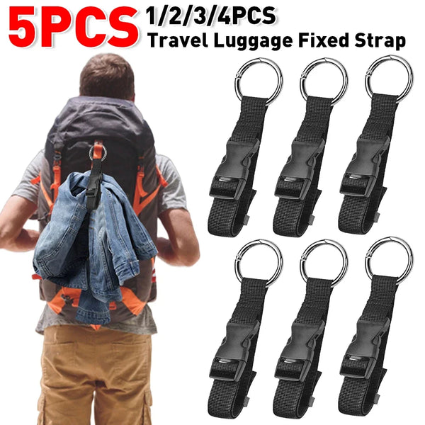 Adjustable Travel Luggage & Backpack Strap with Quick-Release Buckle