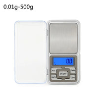 Jewelry Scales Weight Diamond Balance Kitchen Weighing Digital Pocket Mini Scale 0.01g 500g