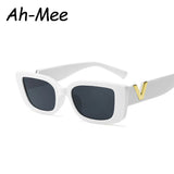 Fashion Rectangle Sunglasses Women Luxury Brand Vintage Small Frame Sun Glasses Ladies Classic Black Square Eyeglasses Oculos