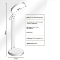 LED Desk Lamp Eye Protection Desk College Student Charging USB Learning Dormitory Bedroom Bedside Reading Night Light Jack's Clearance