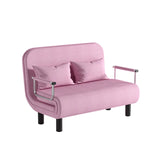 IHOME 65CM Grey Simple Folding Sofa Bed Apartment Small Family Simple Reclining Chair Single Folding Sofa Bed 2023