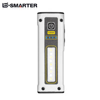 Compact Rechargeable LED Flashlight: A Magnetic Outdoor Emergency Light with Impressive Long-Range Illumination, Ideal for Fishing
