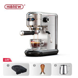 HiBREW 20 Bar Semi-Automatic Espresso Machine – ESE Pod & Powder