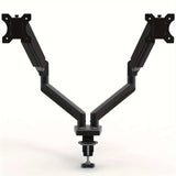 Monitor Stand for 13-32 inches Screens, Dual Monitor Mount Gas Spring, Dual Monitor Arm Full Motion Adjustable