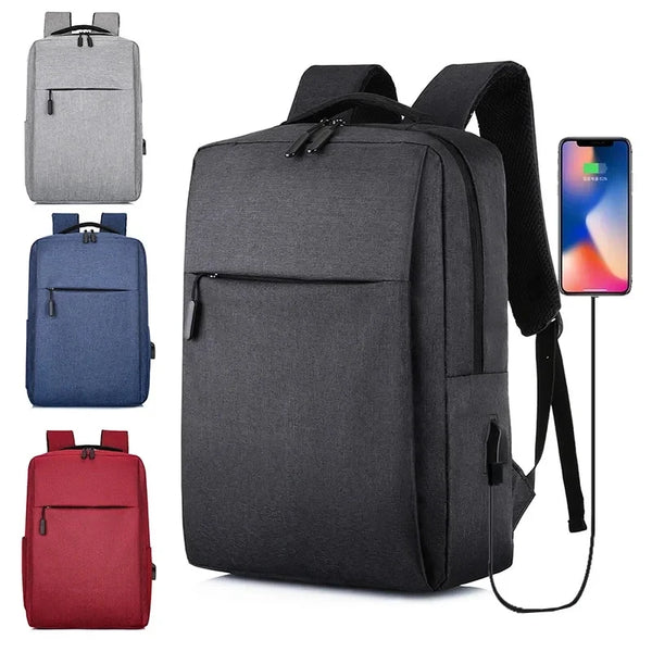 2024 Waterproof USB Rechargeable Business Laptop Backpack – Versatile School & Work Bag