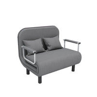IHOME 65CM Grey Simple Folding Sofa Bed Apartment Small Family Simple Reclining Chair Single Folding Sofa Bed 2023