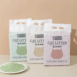 6L Tofu cat litter quickly clumping deep deodorized 2mm cat litter with fresh and natural material cat clean