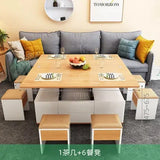 Lift-Top Nordic Coffee Table – Modern Storage Organizer