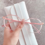 Unisex Anti-Stress Decorative Blue Light Blocking Filter Computer Glasses Men Women Frame Eyeglasses Clear Spectacles