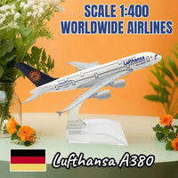 1:400 Scale Diecast Aircraft Model - Boeing & Airbus Airlines from Around the World