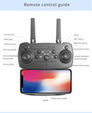 Professional Drone E88 4k wide-angle HD camera WiFi fpv height Hold Foldable RC quadrotor helicopter