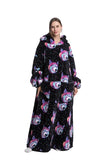 Oversized Wearable Blanket Cozy Warm Hoodie for Adults Soft Sweatshirt for Gifts One Size Fits All