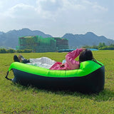 Fast Inflatable Air Sofa Bed Good Quality Sleeping Bag Inflatable Air Bag Lazy Bag Beach Sofa 240*70cm Jack's Clearance