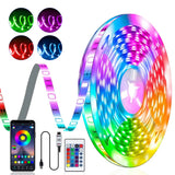 RGB LED Strip Lights 5050 – 1M-30M Color Changing with Music Sync (16 Million Colors)