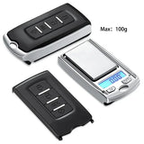 Portable Mini Digital Scale 200g/0.01g – Car Key Design, LCD Pocket Gram Scale