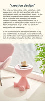Cartoon-Inspired Flat Head Coffee Table – Light Luxury Plastic Side Table for Small Spaces