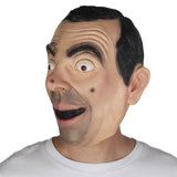 Movie Role Mr Bean Funny Mask Halloween Carnival Fancy Dress Party Costume Props Cosplay Latex Masks Birthday Gift