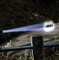 High Power White Laser LED Flashlight Built-in Battery USB Rechargeable Strong Light Tactical Torch Outdoor Camping Hiking Lamp