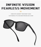 2024 New Men's Business Polarized Sunglasses Square Frame Fashion Sunglasses Outdoor Fishing Driving