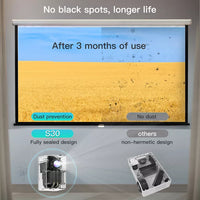HONGTOP S30 Global Version 1080P Android Projetor 400 Ansi Lumens Portable Projector Smart TV WIFI Home Beamer LED Projector Jack's Clearance