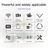 4K Full HD 1080P Mini ip Cam XD WiFi Night Vision Camera IR-CUT Motion Detection Security Camcorder HD Video Recorder Jack's Clearance