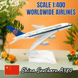 1:400 Scale Diecast Aircraft Model - Boeing & Airbus Airlines from Around the World