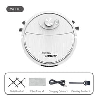 3 In 1 Intelligent Sweeping Robot Home Sweeping Machine Vacuuming Wireless Vacuum Cleaner Sweeping Robot Home Strong Cleaning Jack's Clearance
