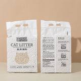 6L Tofu cat litter quickly clumping deep deodorized 2mm cat litter with fresh and natural material cat clean
