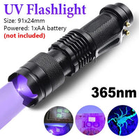 LED Ultra Violet Flashlight | Clearance
