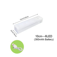 PZSUNLY LED Motion Sensor Light Night Light USB Type-C Rechargeable Lamp For Kitchen Cabinet Wardrobe Lamp Staircase Backlight