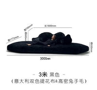 Italian minimalist designer polar bear shape large flat fabric sofa Internet celebrity hotel villa lazy sofa