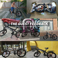 26” Folding Electric Mountain Bike – 250W, Dual Suspension