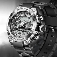 Men Military Watch Digital 50m Waterproof Wristwatch LED Quartz Clock Sport Watch Male Big Watches Men Relogios Masculino - Jack's Clearance