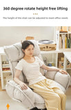 Velvet Kids' Office Chair with Wheels – Comfy Throne for Reading & Study