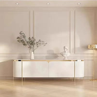 Natural Wood TV Stand Cabinet