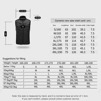Intelligent Headed Waistcoat Men Women USB Electric Smart Heating Vest Zipper 9 Areas Zone for Outdoor Hunting for Sports Hiking Jack's Clearance