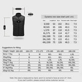 Intelligent Headed Waistcoat Men Women USB Electric Smart Heating Vest Zipper 9 Areas Zone for Outdoor Hunting for Sports Hiking Jack's Clearance