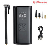 Portable Car Air Pump – 150PSI Wireless & Wired Tire Inflator for Cars, Bikes, Motorcycles & Balls