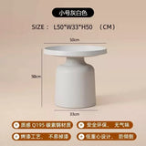 Nordic Round Coffee Table – High-End Minimalist Side Desk for Modern Living