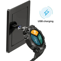B33 Smart Watch Round Color Screen Heart Rate Bluetooth Connection Pedometer Music Weather Outdoor Smart Sports Bracelet Jack's Clearance