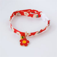 Cat Collars Adjustable Pet Collar For Bell Safety Buckle Planet Jewelry Flower Cute Dog Necklace Pet Products Cat Accessories