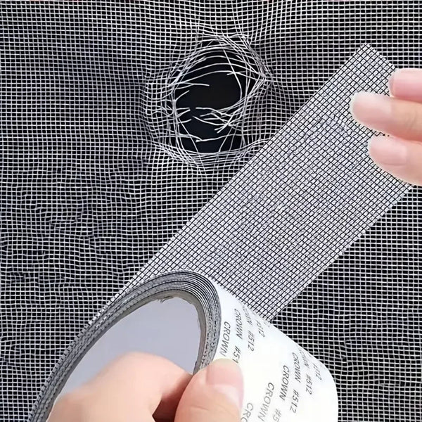 Easy-Apply Waterproof Window Screen Repair Tape – Self-Adhesive Anti-Insect Mesh Patch