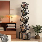 Rotating Bookshelf Organizer – Stylish Storage for Books & Magazines