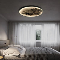 Nordic Modern Designer Art Minimalist Moon Wall Lamp Foyer Gallery Background Bedroom Bedside Roof Creative Decoration Hotel Bar