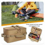 Outdoor Camping Gas Tank & Tool Storage Bag – Large Capacity Gear Organizer